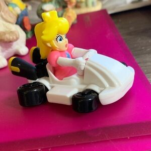 Nintendo Princess Peach Racer Toy Car - Pink and White